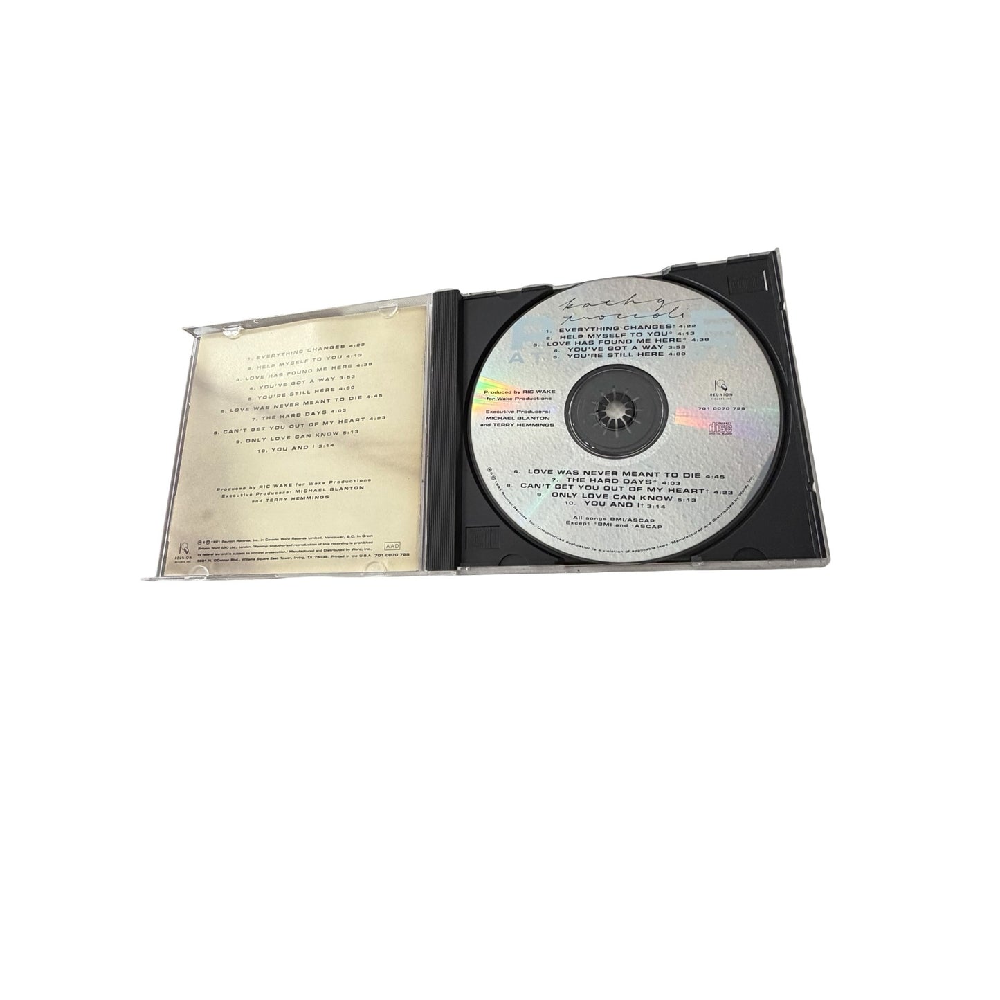 Kathy Troccoli Pure Attraction CD 1991 Reunion Records Christian Pop CCM