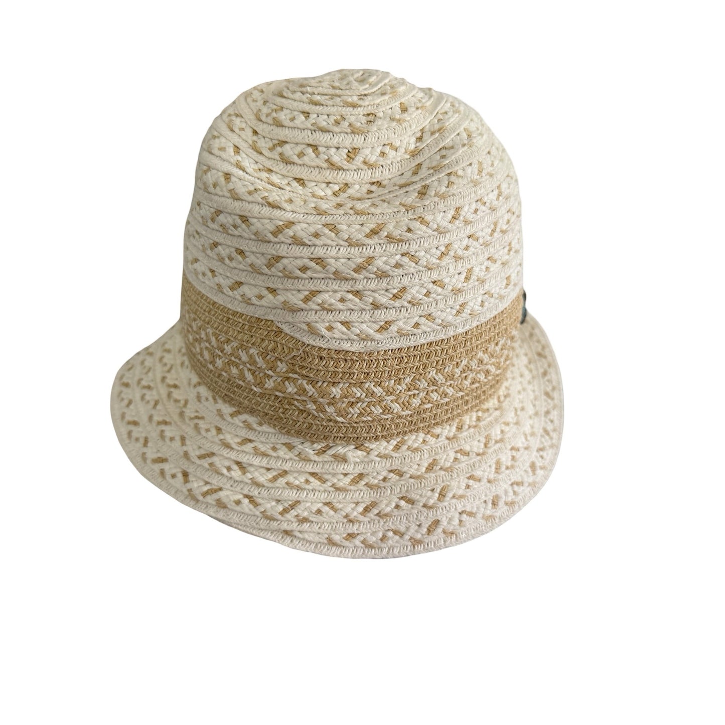 Sun N Sand Woven Straw Bucket Hat Palm Tree Charm Beach Resort Summer Hat
