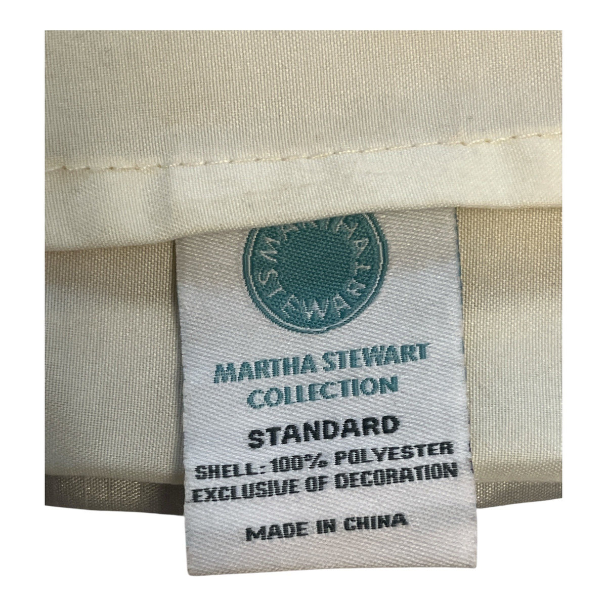 Martha Stewart Floral Embroidered Standard Pillow Shams Set of 2
