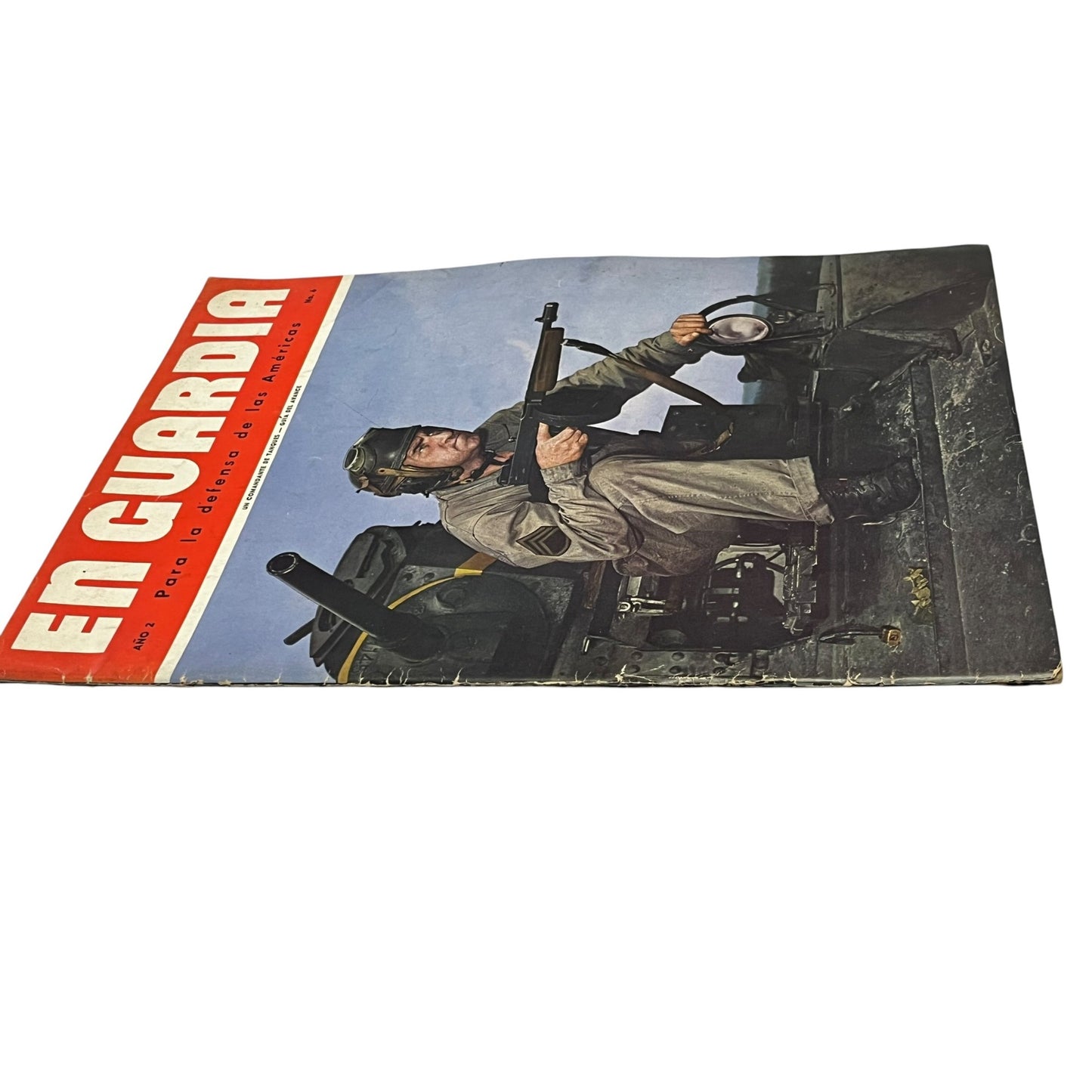 WWII En Guardia Magazine Año 2 No 6 Spanish Military Propaganda Tank Cover 1940s