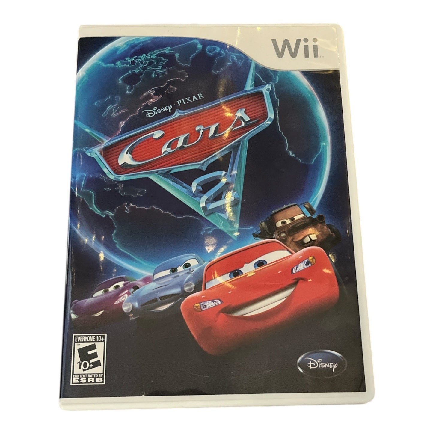 Cars 2 - Nintendo Wii Game with Case & Inserts - Complete