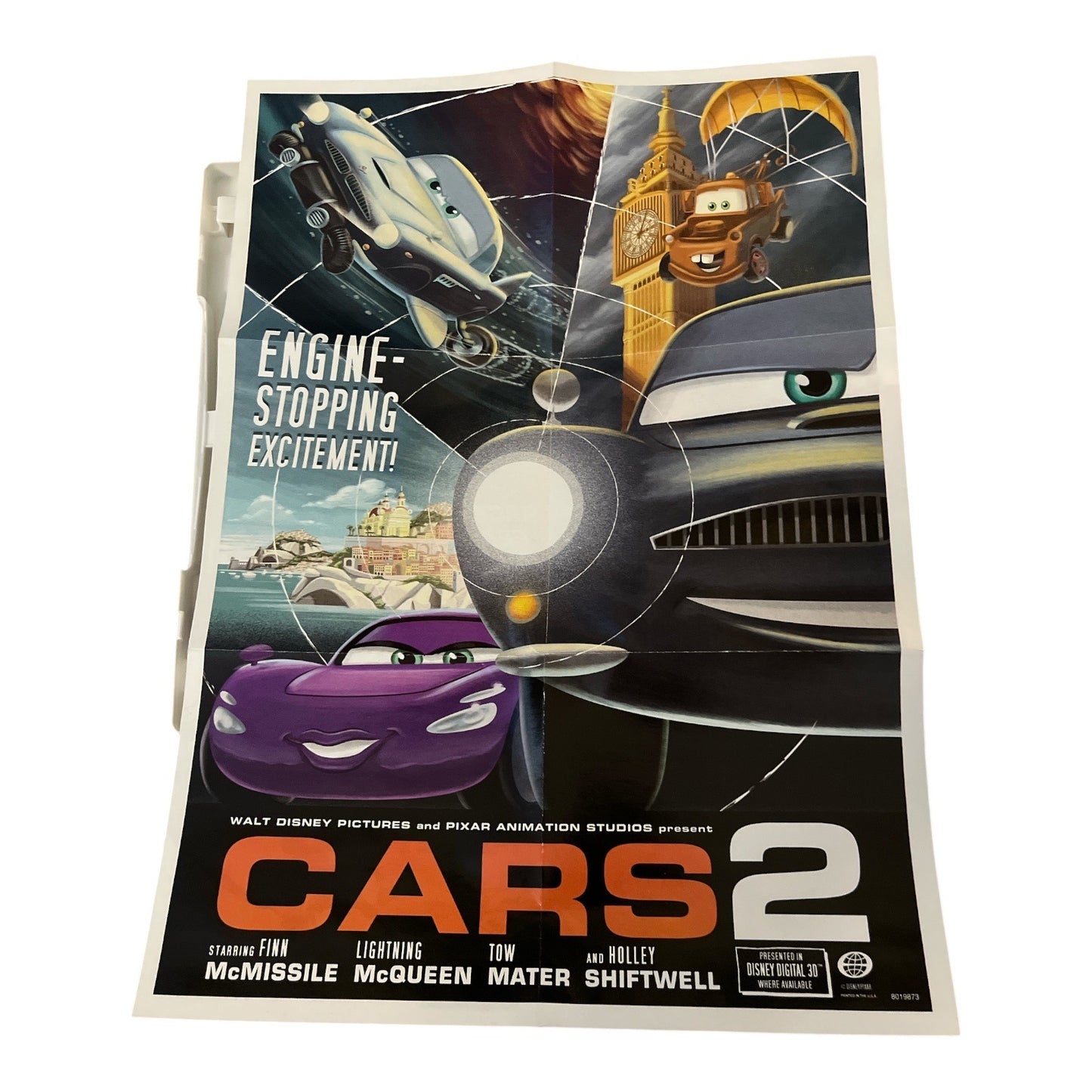 Cars 2 - Nintendo Wii Game with Case & Inserts - Complete