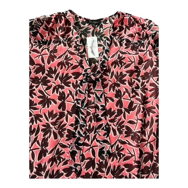 Jessica Simpson Women’s Blouse – Size M – Pink & Black – NWT