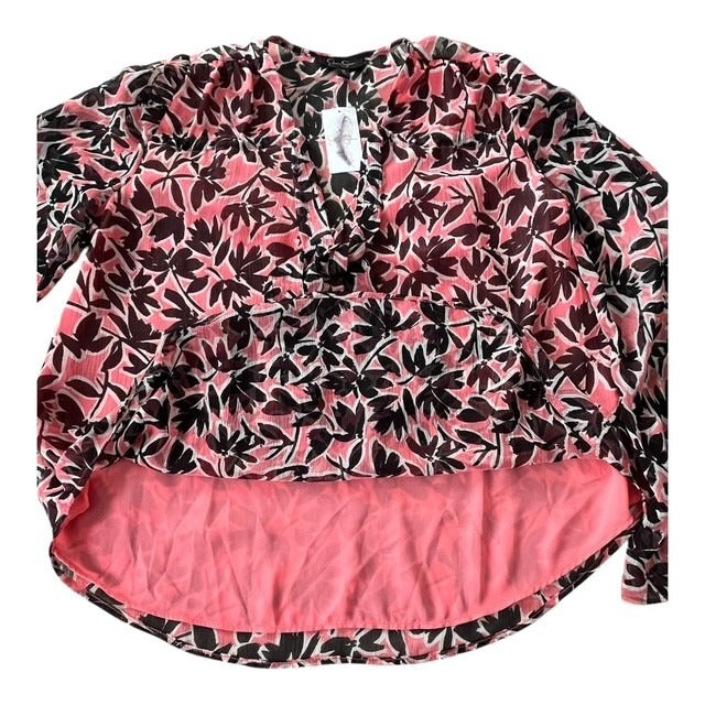 Jessica Simpson Women’s Blouse – Size M – Pink & Black – NWT