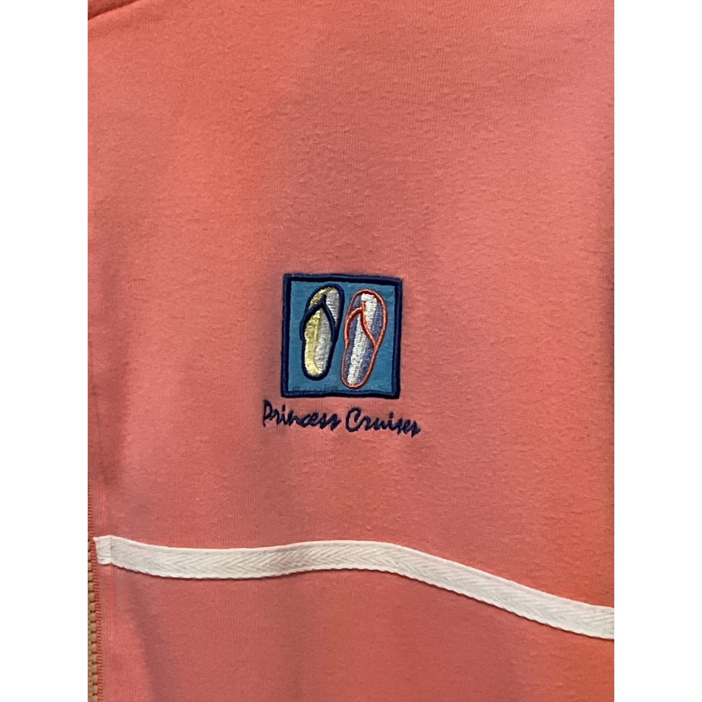Princess Cruises Pink Zip-Up Jacket Womens Size L