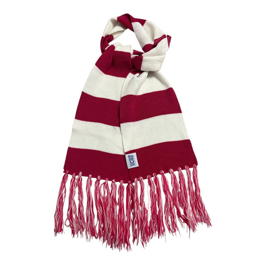 Official Gaylord Palms ICE! Hot Pink & White Striped Fringe Scarf – 76"x7.5" Orlando Souvenir
