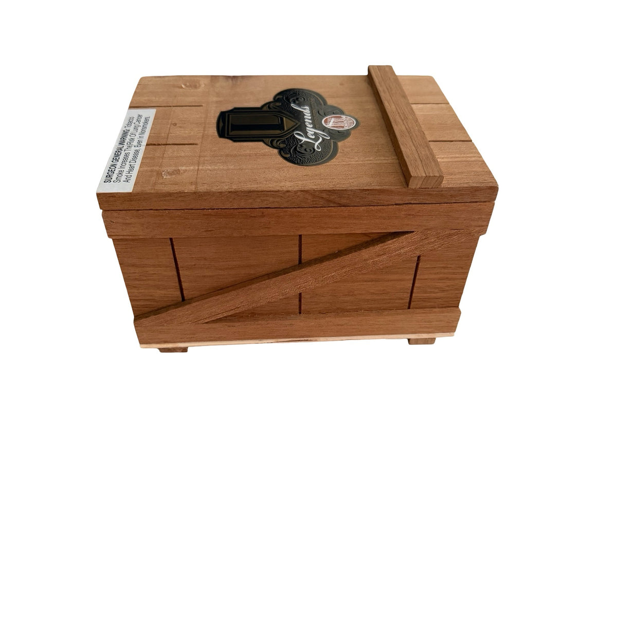 Drew Estate Legends Robusto Wooden Cigar Box Crate Style Storage Box Nicaragua 20 Count