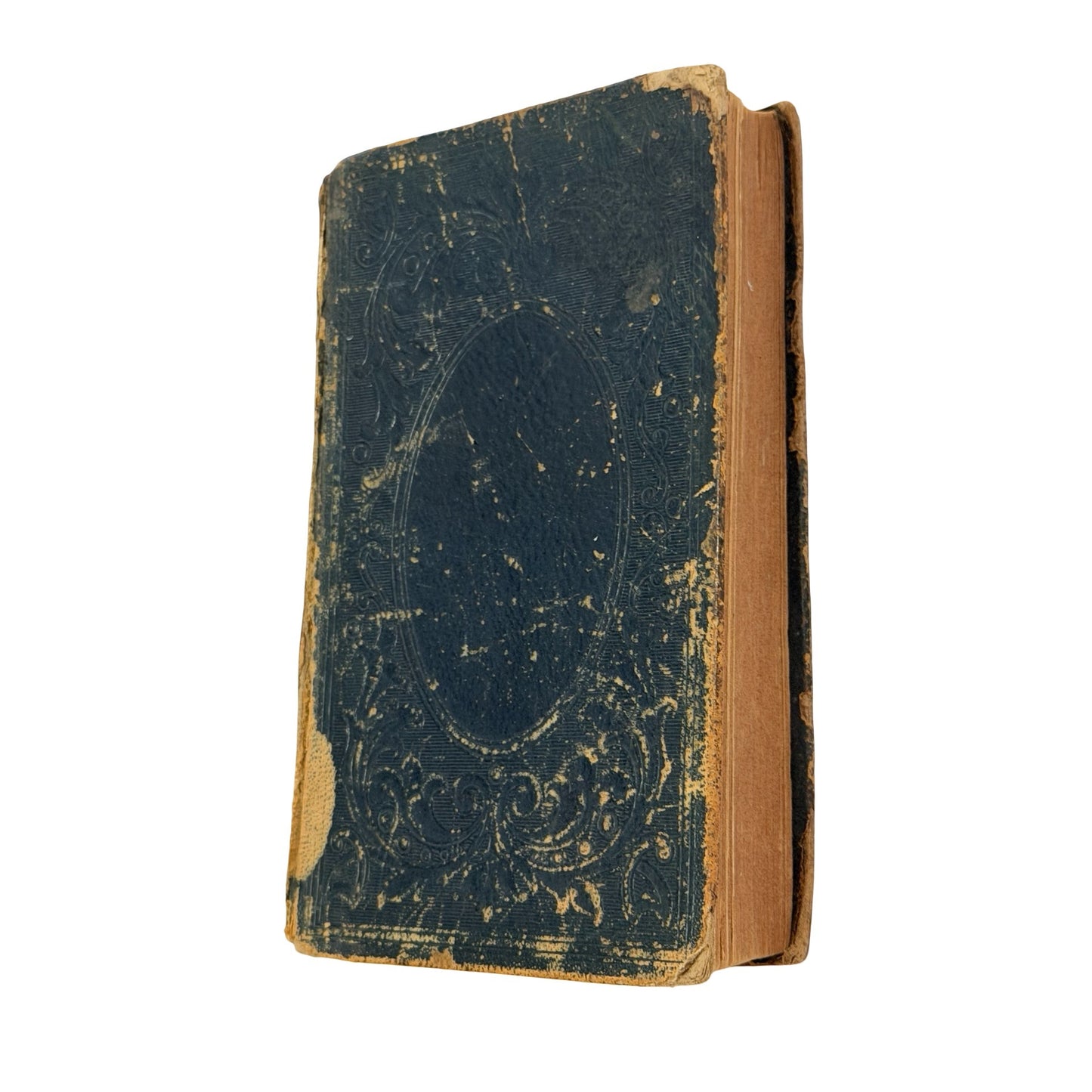 Antique German Gesangbuch Hymnal Book Embossed Victorian Hardcover Religious Songbook