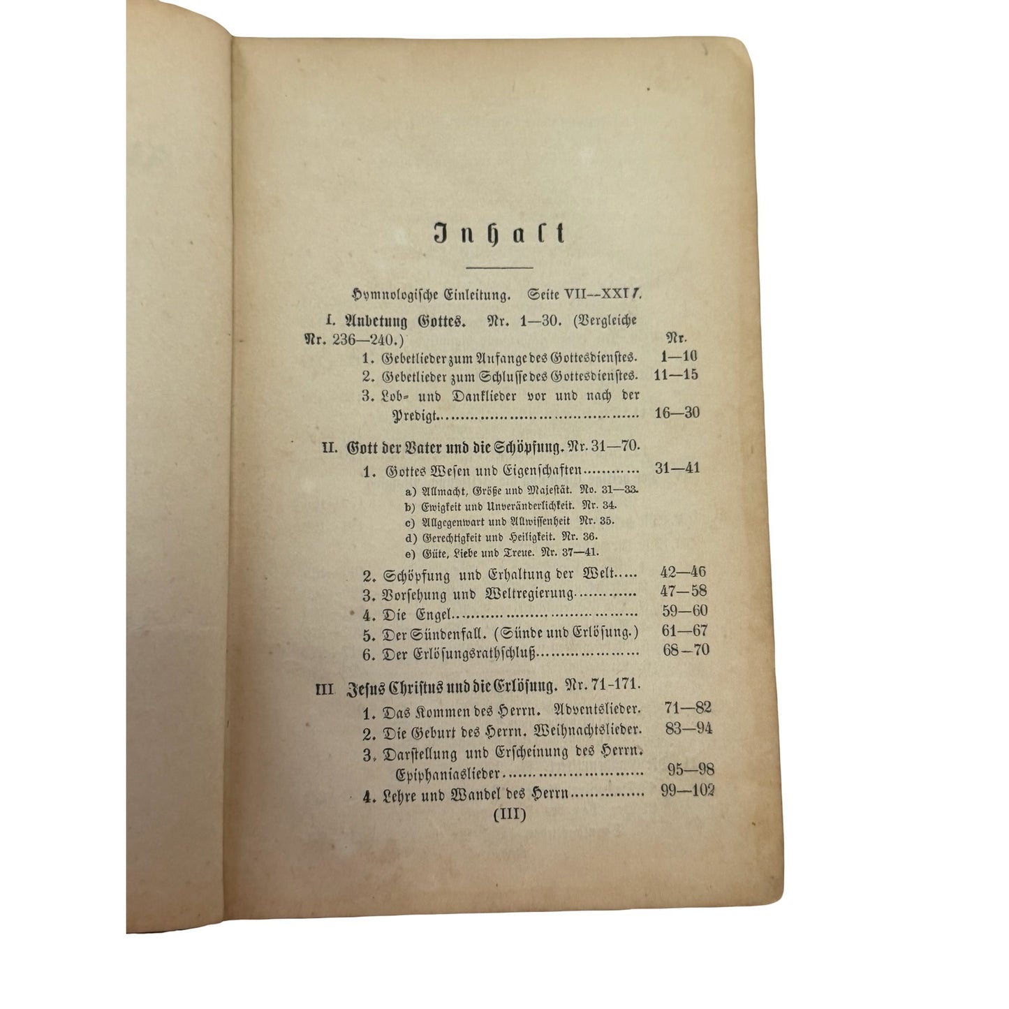 Antique German Gesangbuch Hymnal Book Embossed Victorian Hardcover Religious Songbook