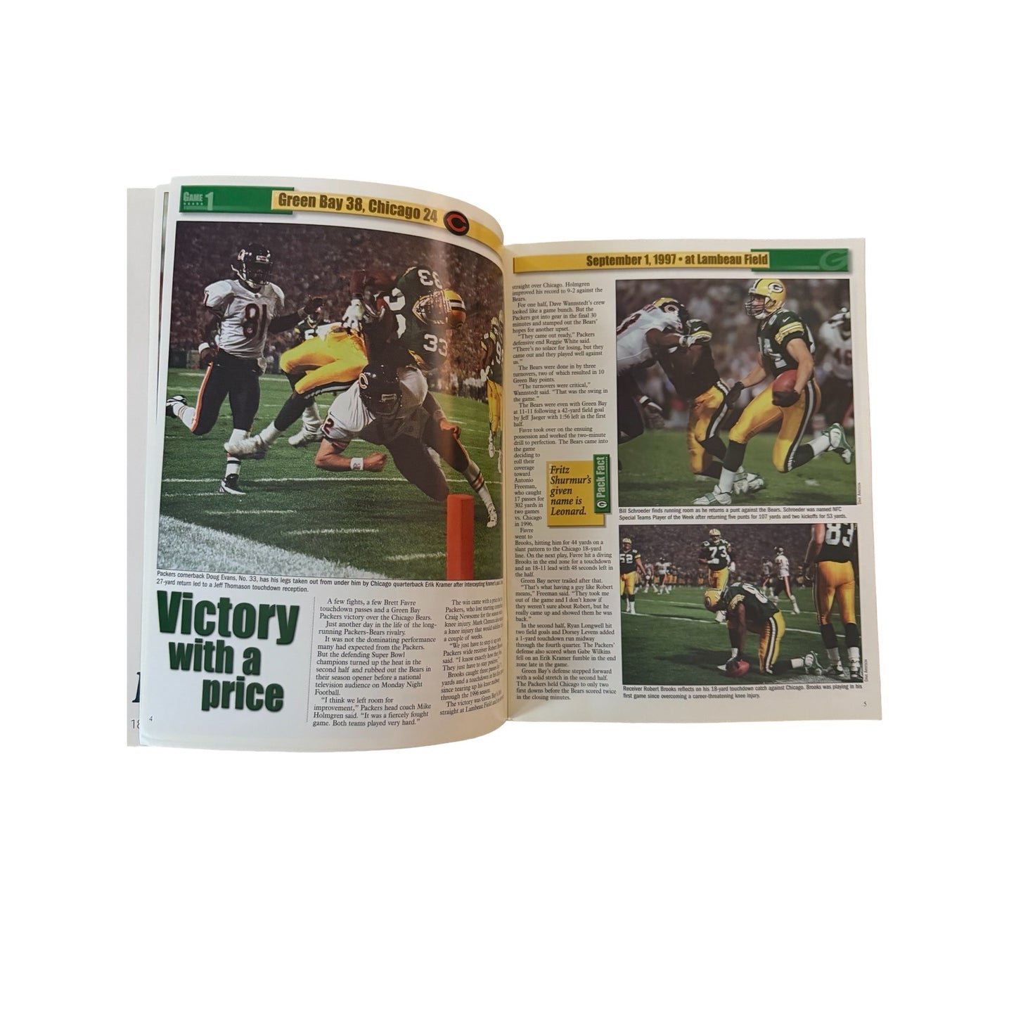 1998 Green Bay Packers Super Season 2 Brett Favre Championship Season Book