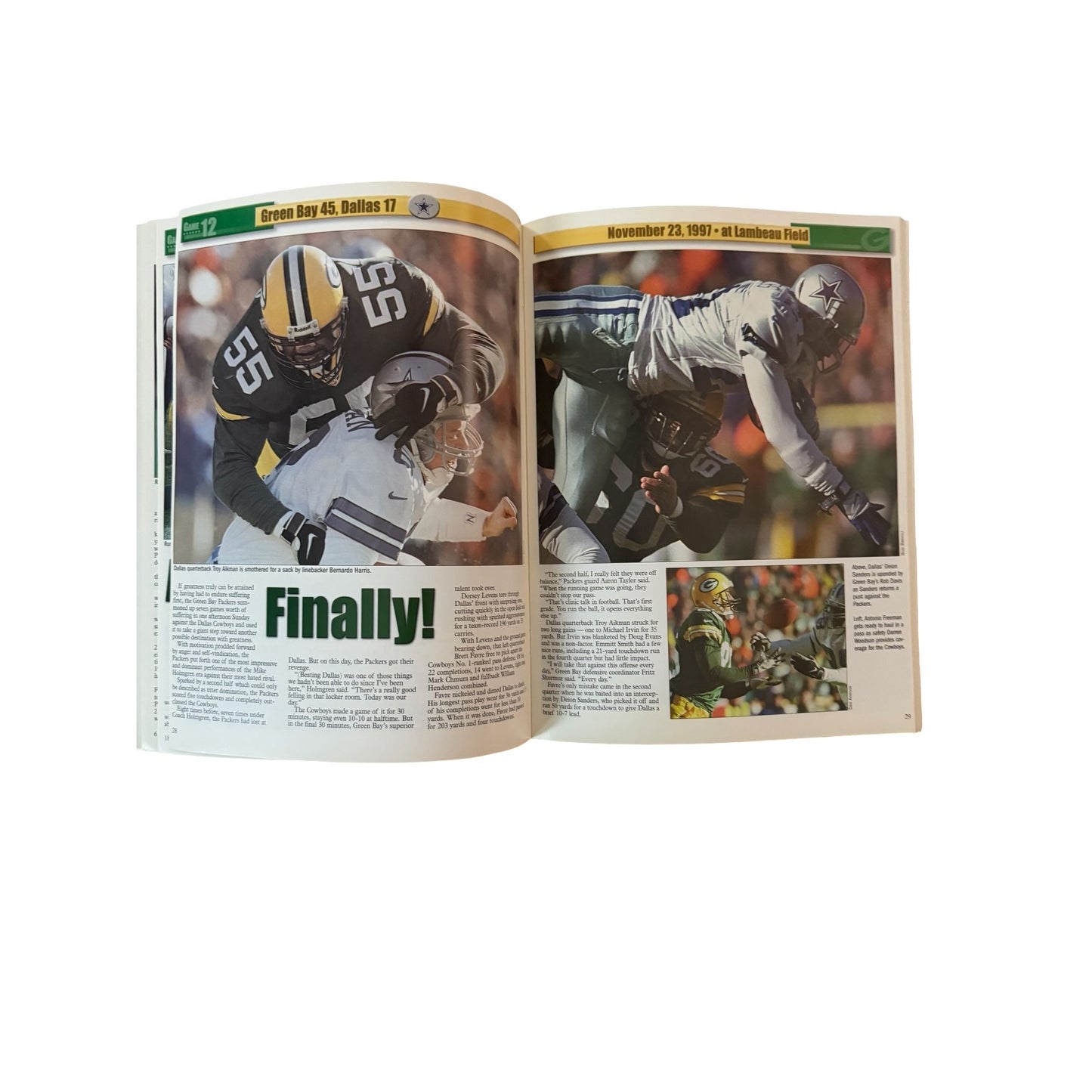 1998 Green Bay Packers Super Season 2 Brett Favre Championship Season Book