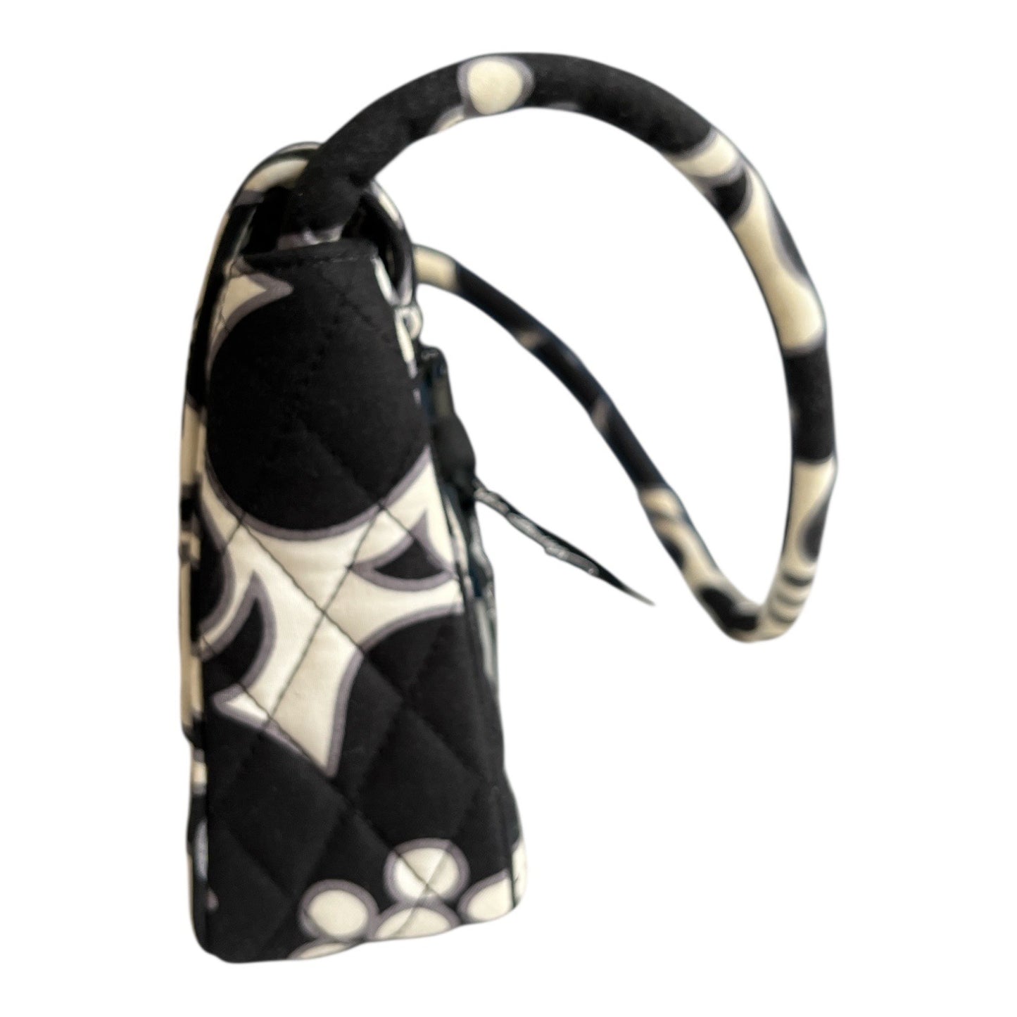 Vera Bradley Night and Day Quilted Shoulder Bag Black White Retired Print