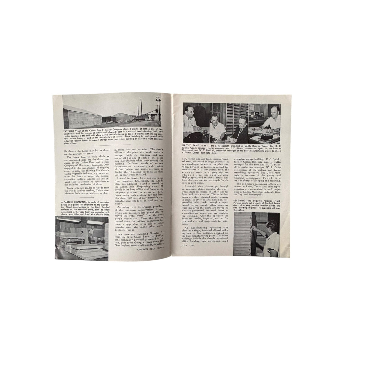 Vintage July 1957 Cotton Belt News Railroad Magazine Statue of Liberty Railroading