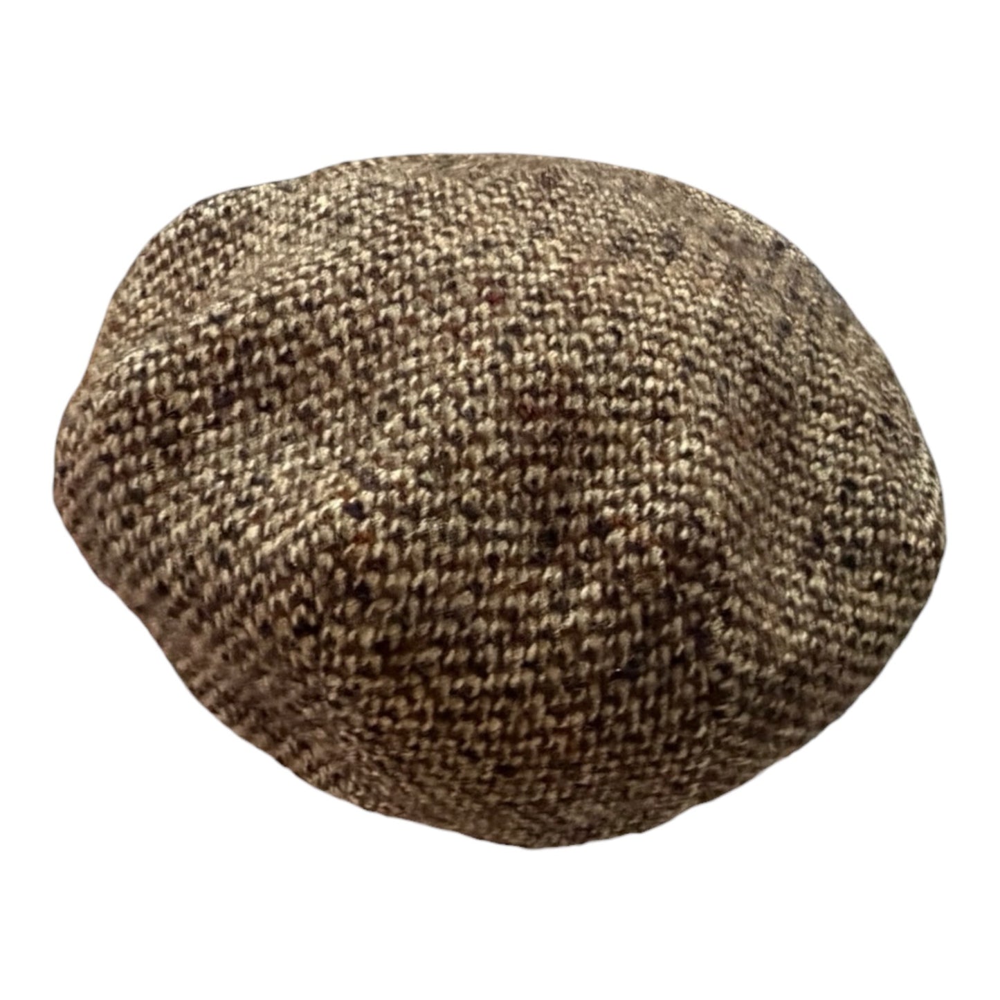 Vintage Worth & Worth Ltd Scottish Tweed Ivy Cap 22" Hand Woven Harris Tweed Newsboy Flat Cap