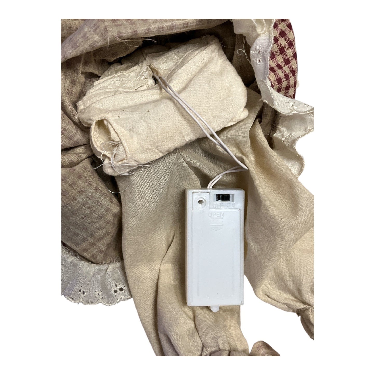 Quilted Treasures 16” Musical Angel Doll HBD0482 Light-Up Ornament (Not Working)