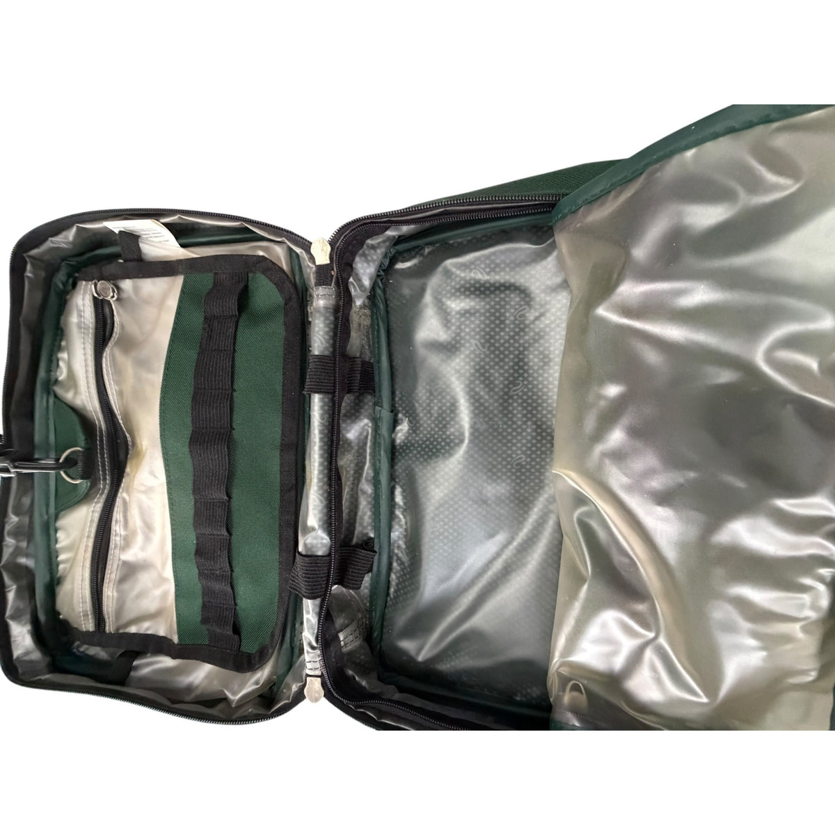 Vintage Ricardo Beverly Hills 2413 Hanging Travel Toiletry Organizer Green Y2K