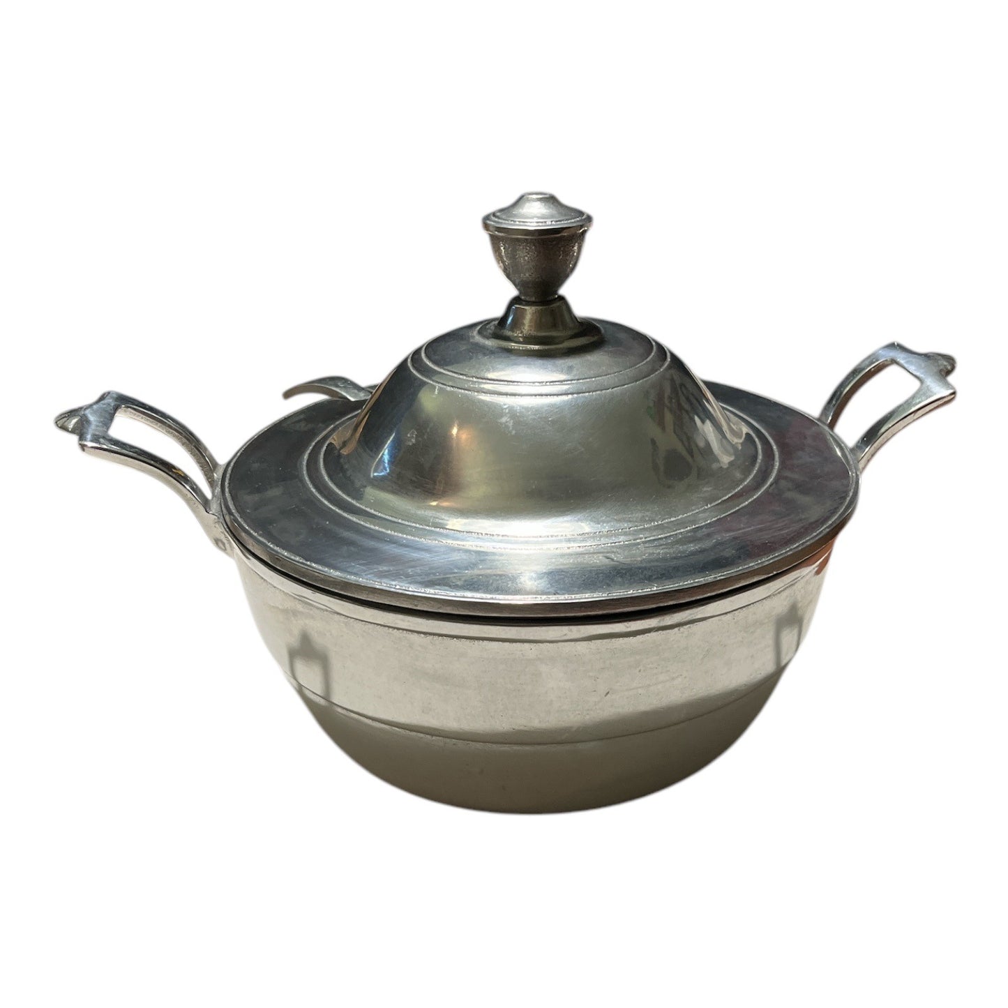 Vintage Wilton Aluminum Soup Tureen with Lid and Ladle Made in USA