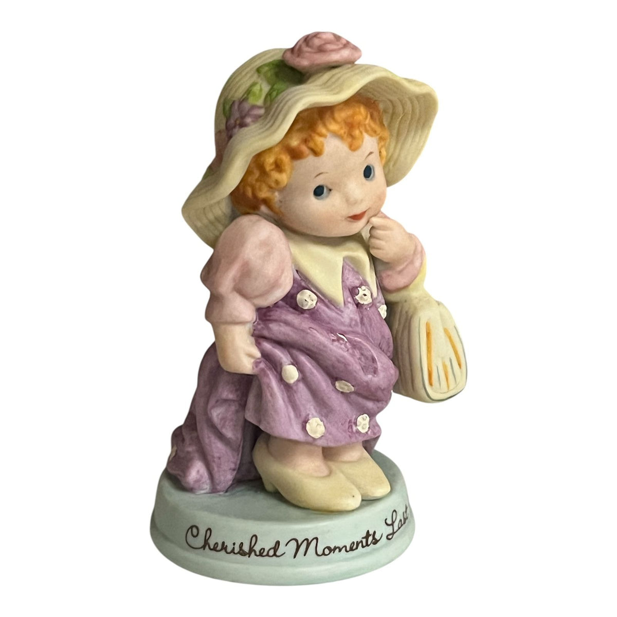 Vintage 1983 Avon Cherished Moments Girl Figurine Last Forever Taiwan