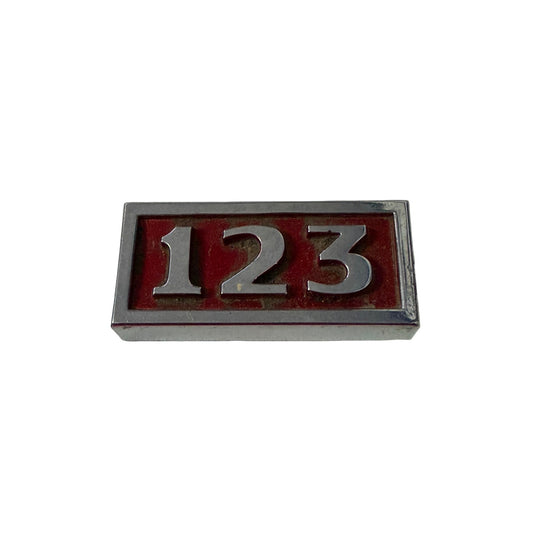 1968-69 Ford Econoline Van 123 Emblem OEM FoMoCo C8UB-82291B30 Vintage
