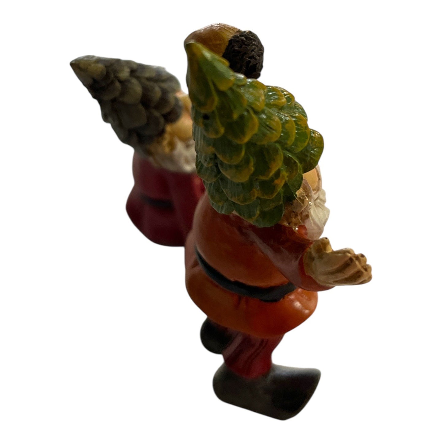 Set of 2 Autumn Gnome Figurines – Hand-Painted Resin – Pumpkin & Acorn
