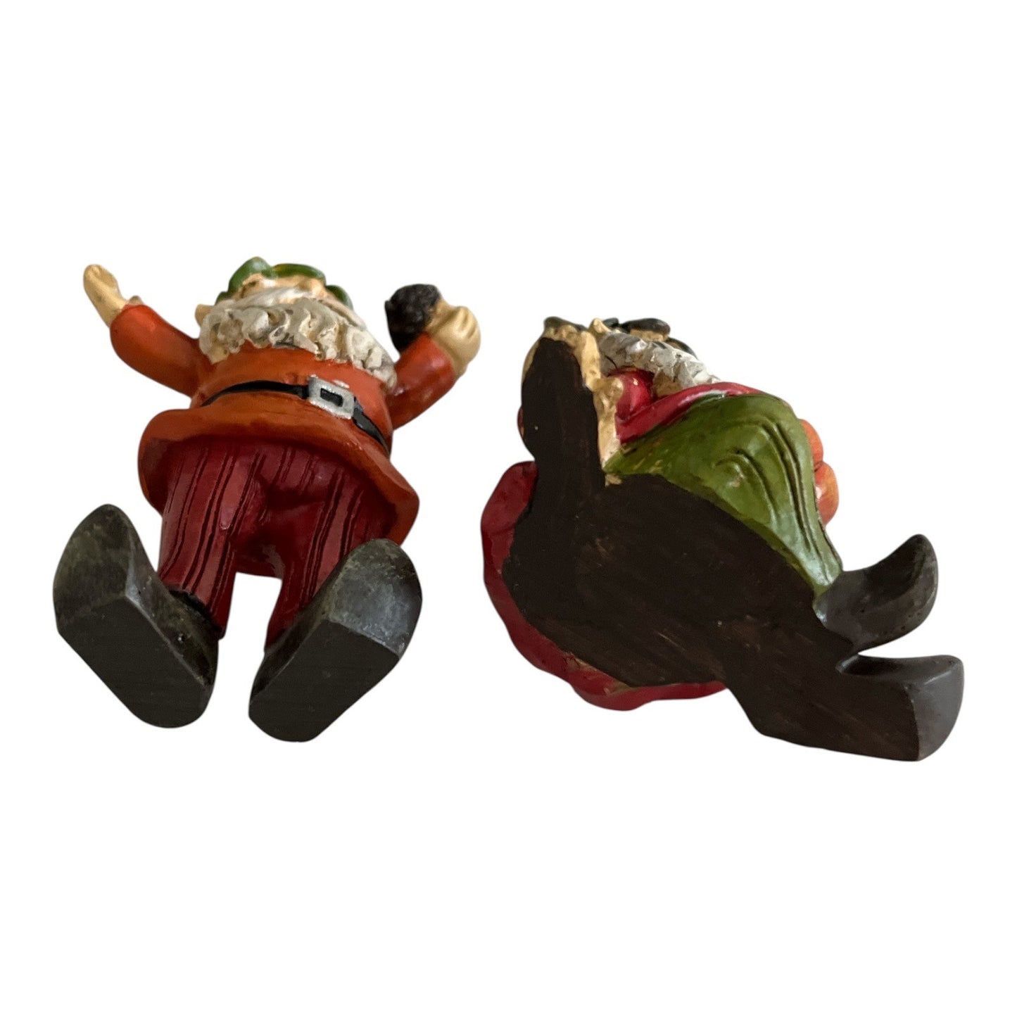 Set of 2 Autumn Gnome Figurines – Hand-Painted Resin – Pumpkin & Acorn