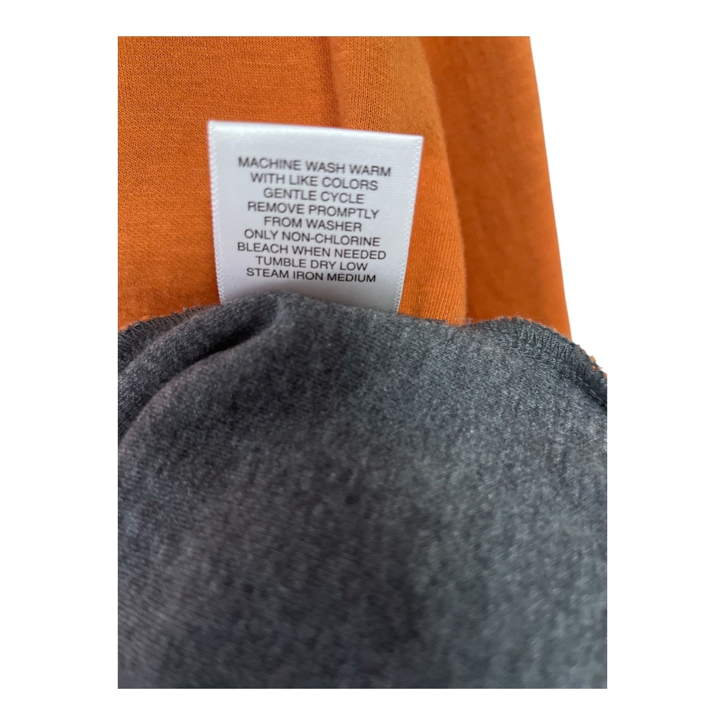 Cremeux Classics Men’s Quarter-Zip Pullover – Burnt Orange – Size L – Cotton Blend