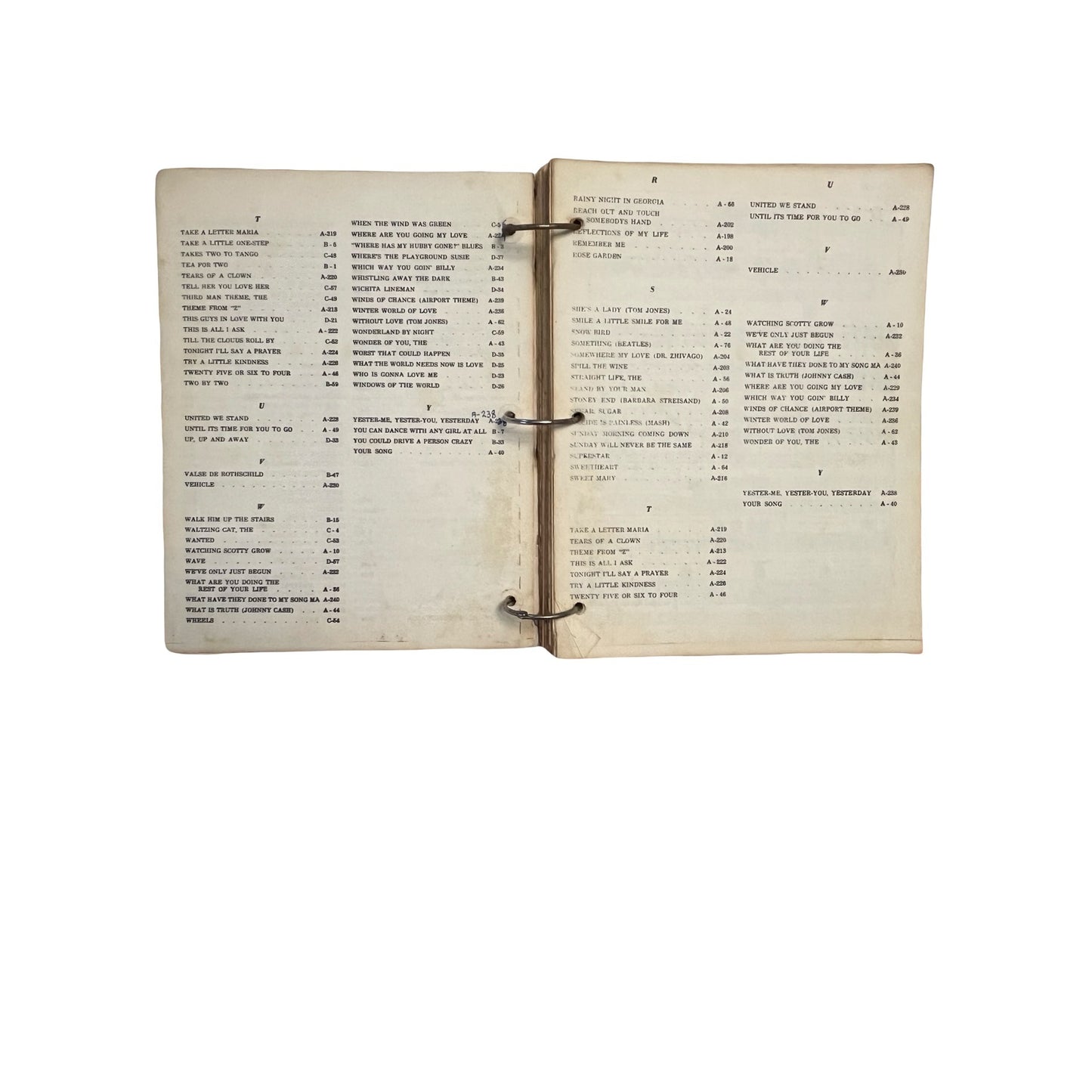 Vintage Requestfully Yours Chicago Edition Music Binder Songbook Lead Sheets 1950s 1960s