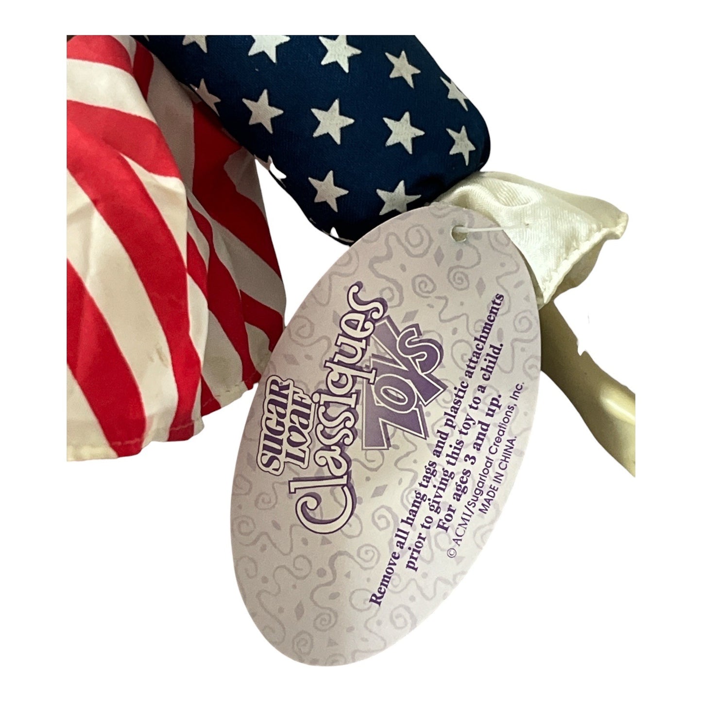 Vintage Sugar Loaf Good Stuff Jester Dolls Set Mardi Gras Valentine Hearts 16” Patriotic Flag 18”