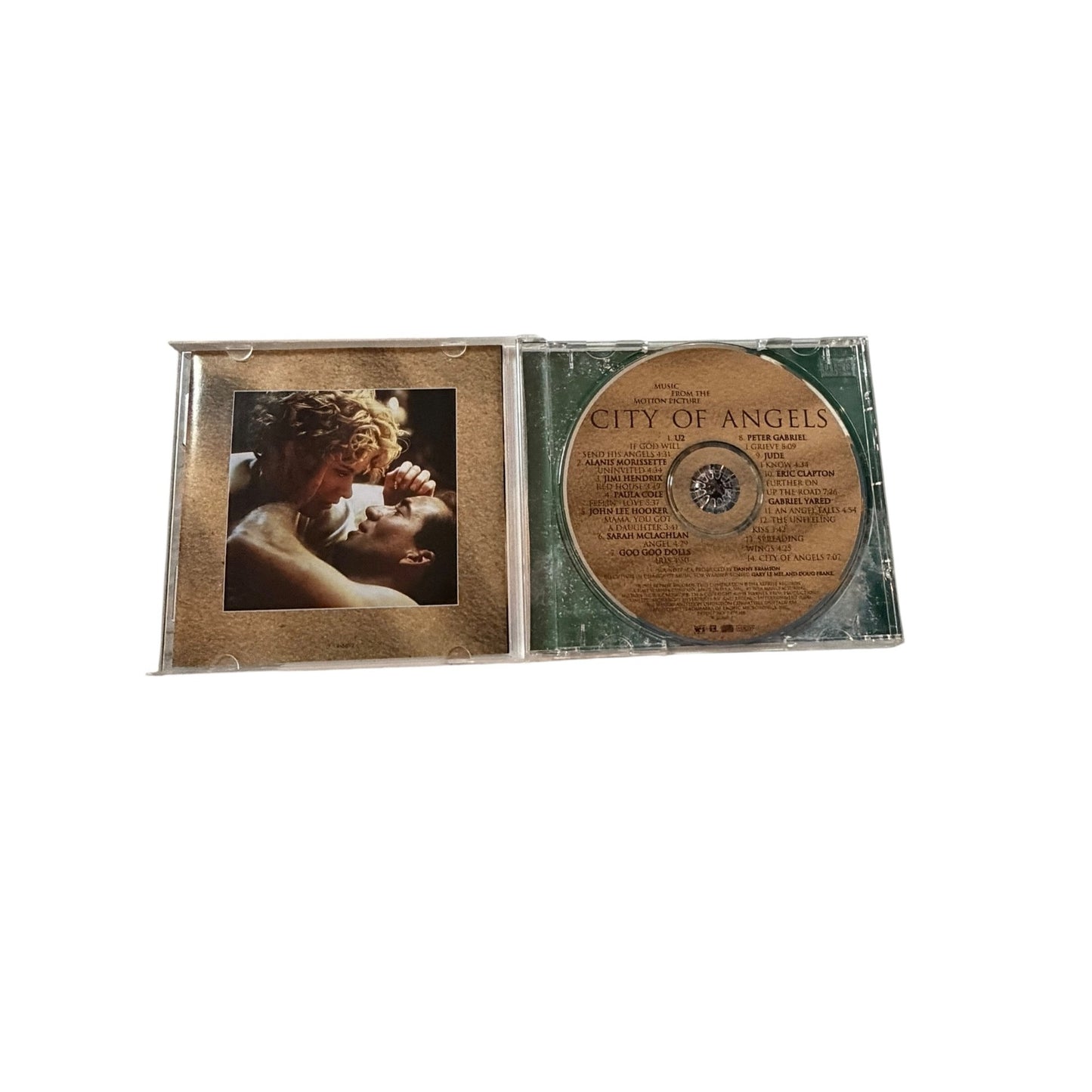 City of Angels Original Motion Picture Soundtrack CD 1998 U2 Alanis Morissette Goo Goo Dolls