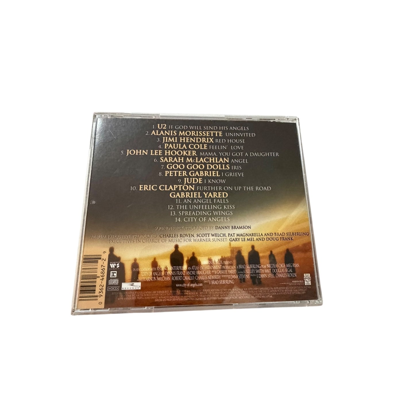 City of Angels Original Motion Picture Soundtrack CD 1998 U2 Alanis Morissette Goo Goo Dolls