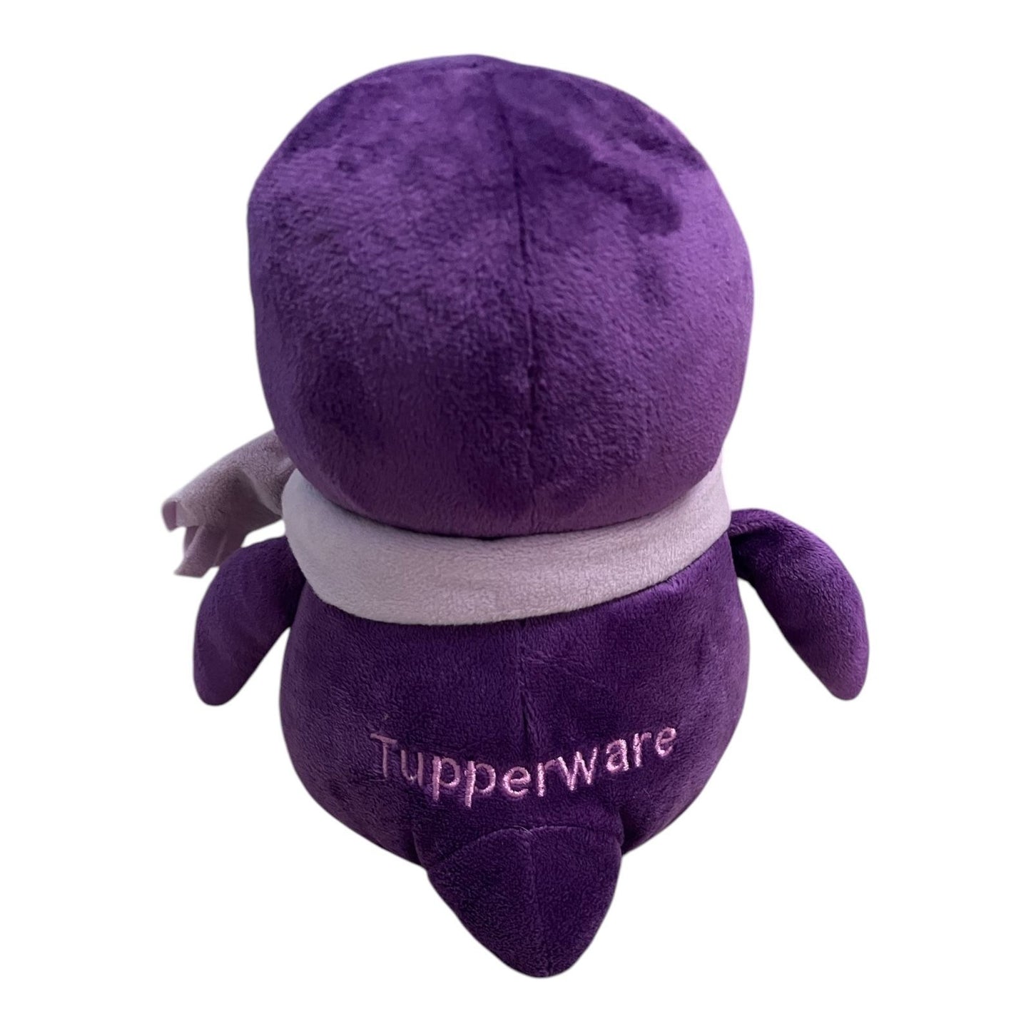 Tupperware Purple Plush Penguin with Scarf – Promo Collectible Toy