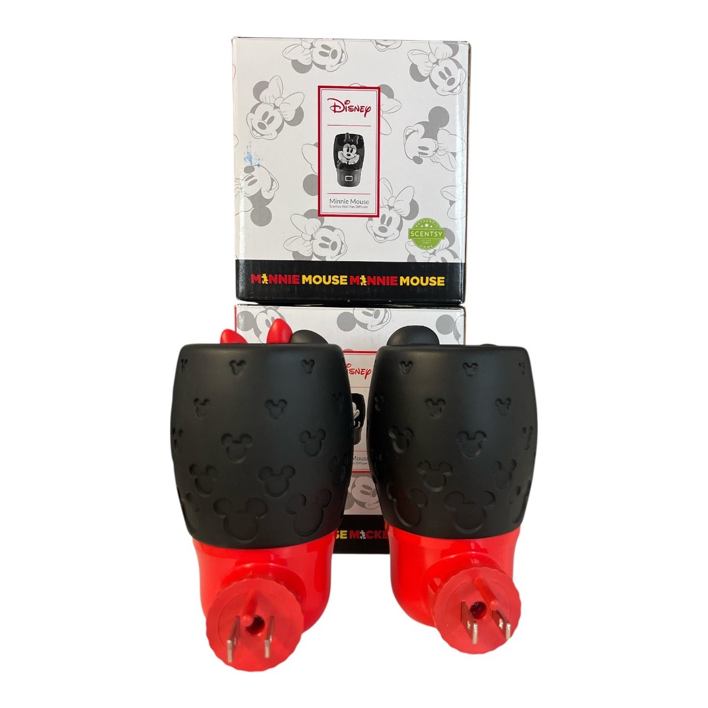 Disney Scentsy Minnie & Mickey Mouse Wall Plug-In Warmers Set