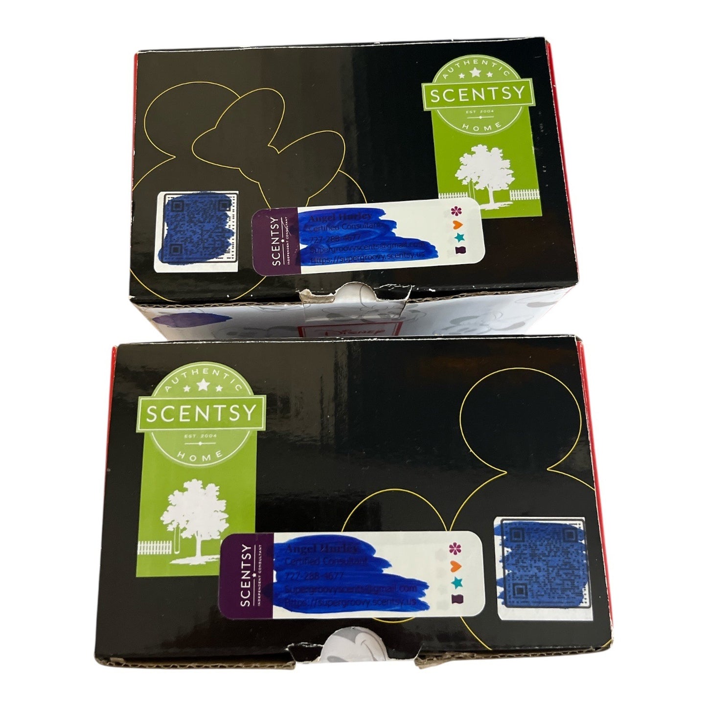 Disney Scentsy Minnie & Mickey Mouse Wall Plug-In Warmers Set