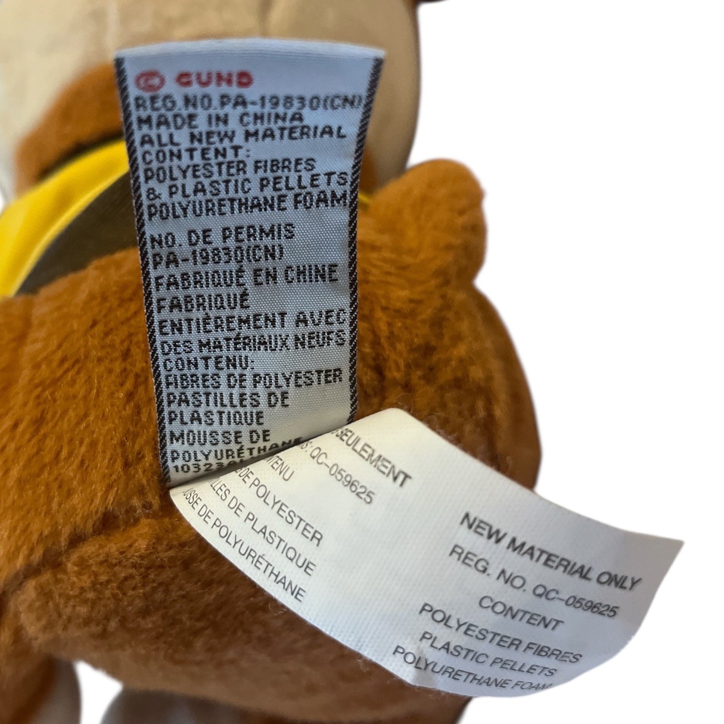 GUND Paw Patrol Rubble Plush Toy – Yellow Hat & Vest – 9” Bulldog Stuffed Animal