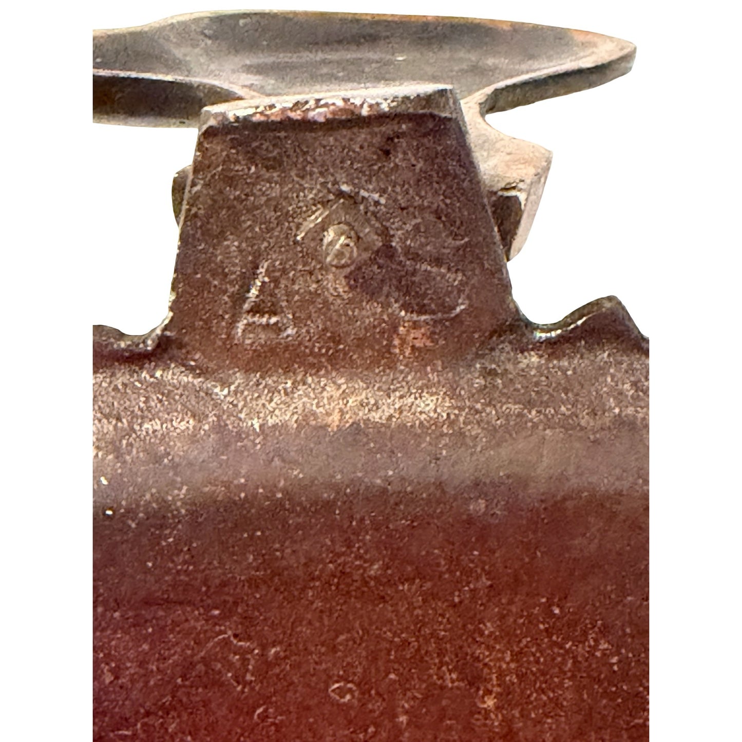 Vintage African Bust Ashtray Egyptian Pyramid Design Cast Metal 6x6