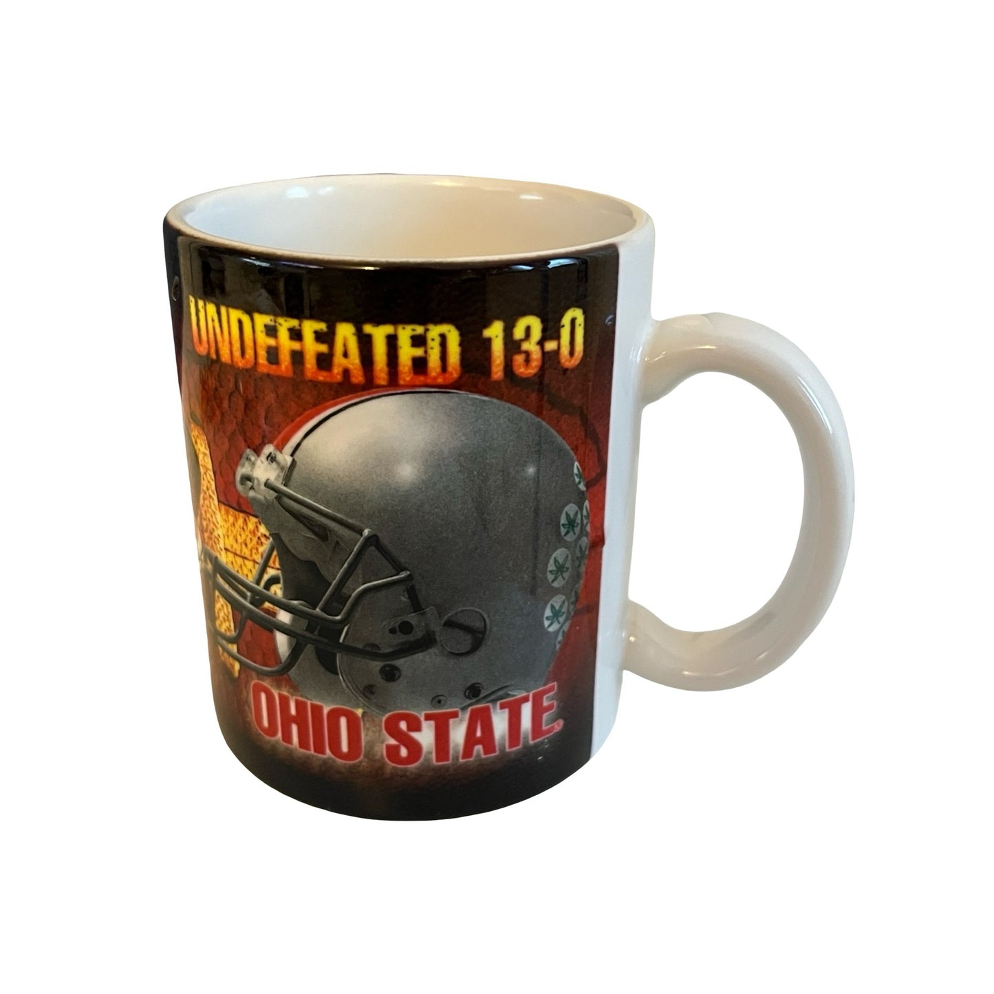2003 Fiesta Bowl National Championship Mug Miami vs Ohio State Undefeated Season