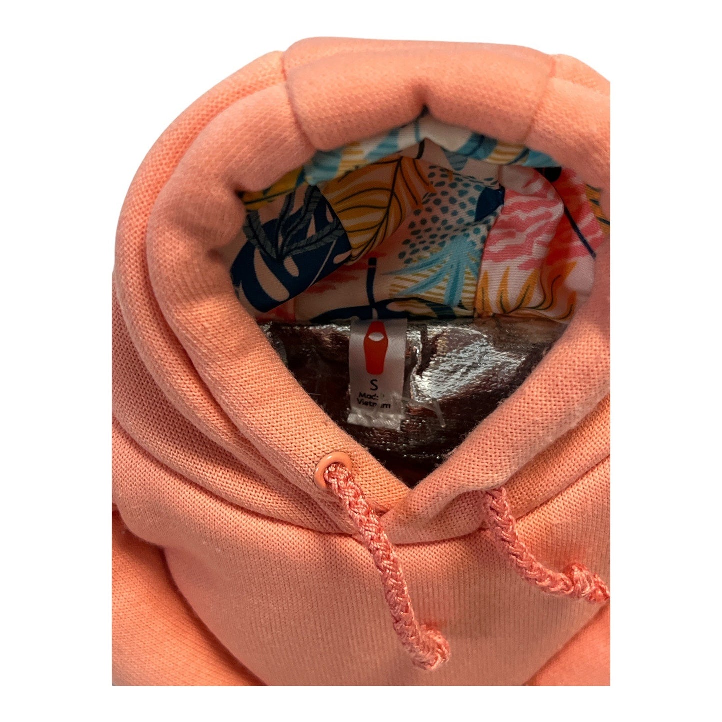 Puffin Drinkwear Peach Hoodie Can Cooler Tropical Lined Insulated Beverage Holder