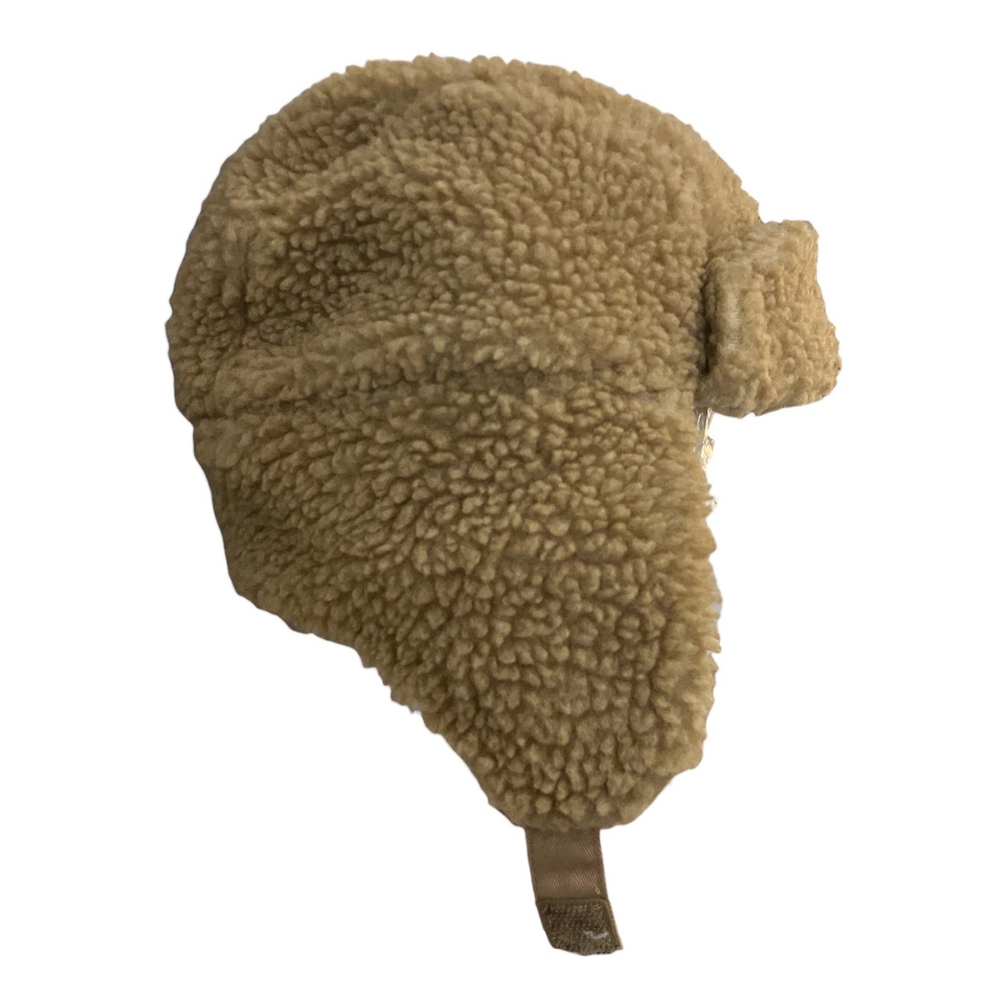 OshKosh B’gosh Sherpa Trapper Hat Toddler 2T–4T Tan Faux Fur Winter Ear Flap Cap