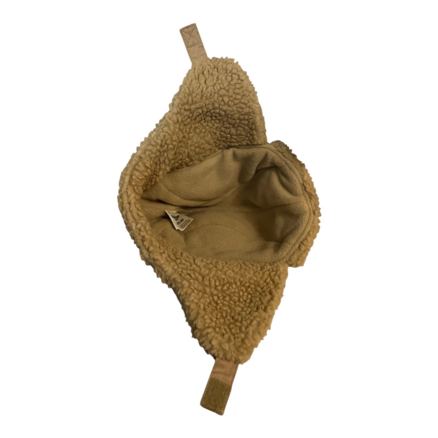 OshKosh B’gosh Sherpa Trapper Hat Toddler 2T–4T Tan Faux Fur Winter Ear Flap Cap