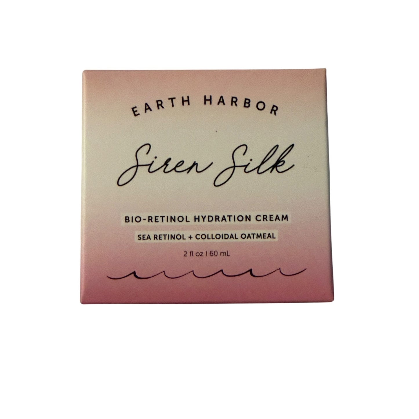 Earth Harbor Siren Silk Bio-Retinol Hydration Cream 2 oz 60 mL Sea Retinol Colloidal Oatmeal New