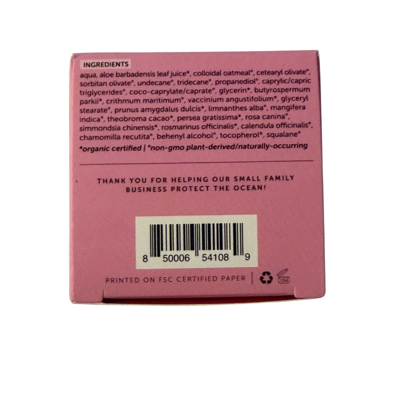 Earth Harbor Siren Silk Bio-Retinol Hydration Cream 2 oz 60 mL Sea Retinol Colloidal Oatmeal New