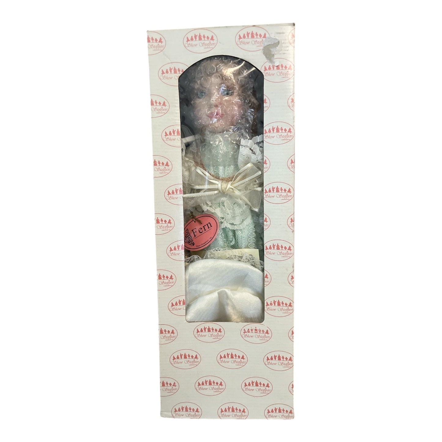 Show Stoppers Fern Porcelain Doll With Box Certificate Victorian Style Collectible