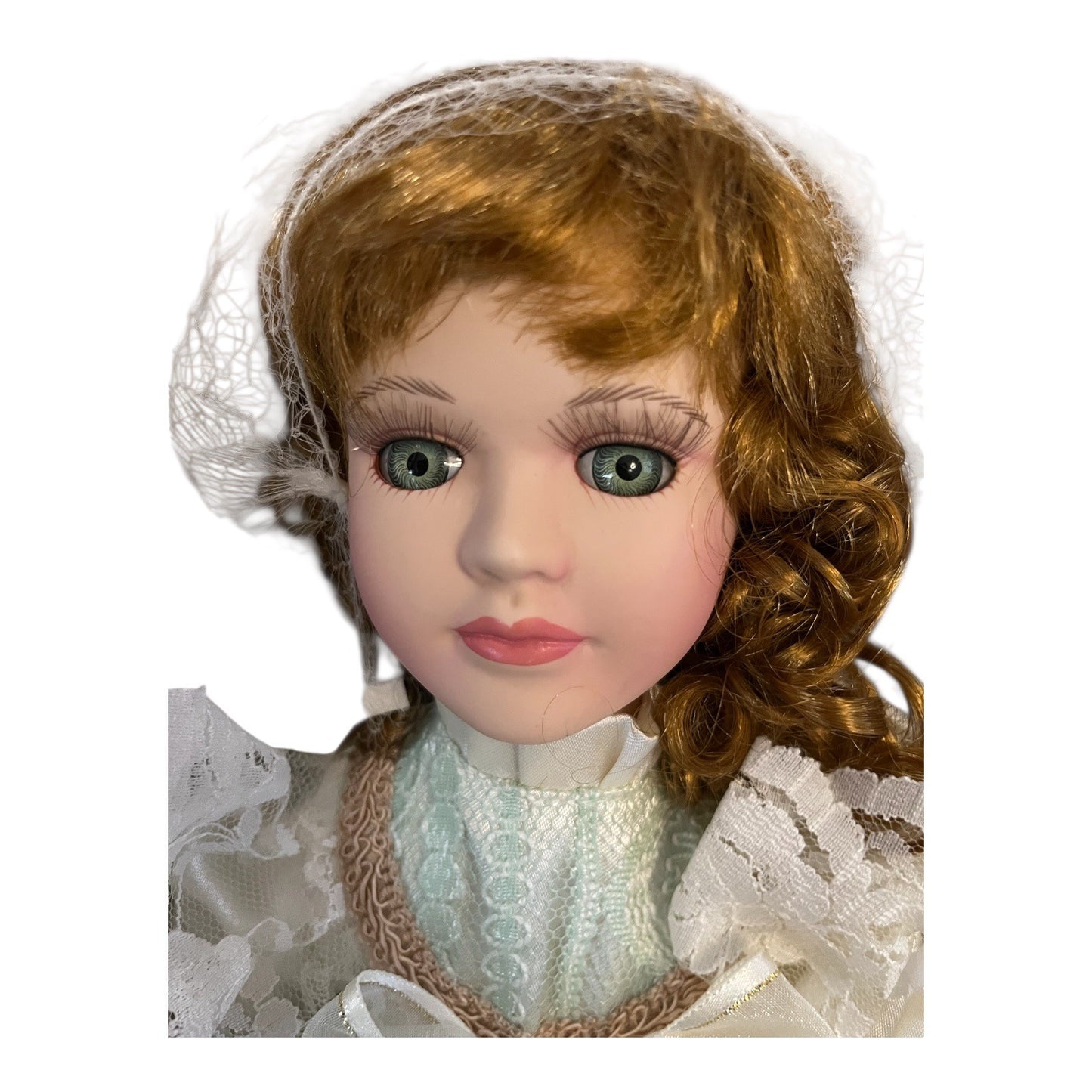 Show Stoppers Fern Porcelain Doll With Box Certificate Victorian Style Collectible