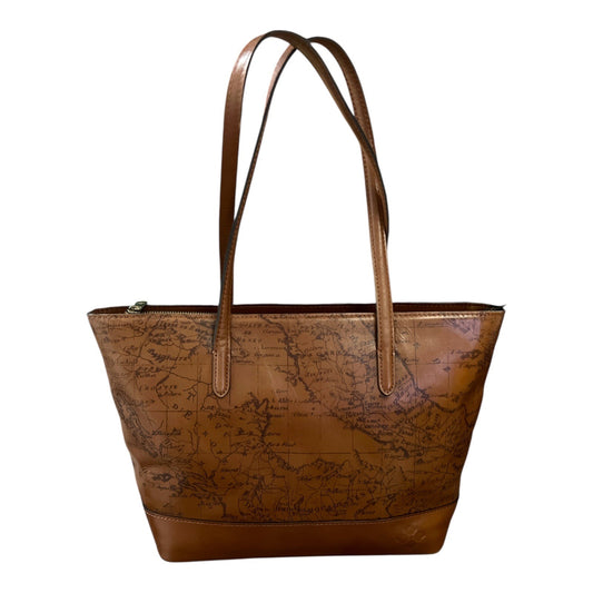 Patricia Nash Leather Tote Bag – Antique Map Print