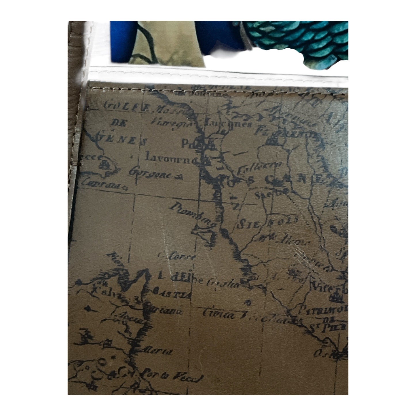 Patricia Nash Leather Tote Bag – Antique Map Print