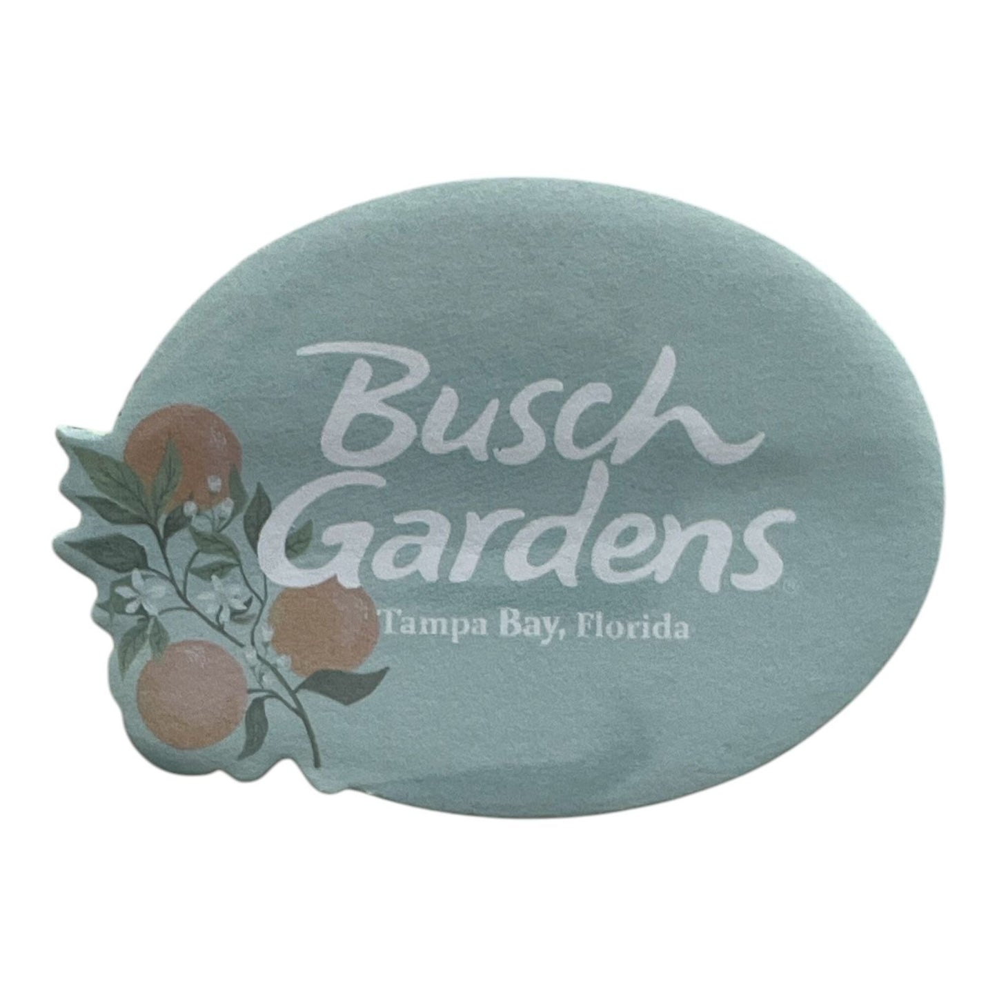 Busch Gardens Sticky Notes – Discontinued Citrus-Themed Memo Pad Set – 4 Designs – Tampa Bay Florida