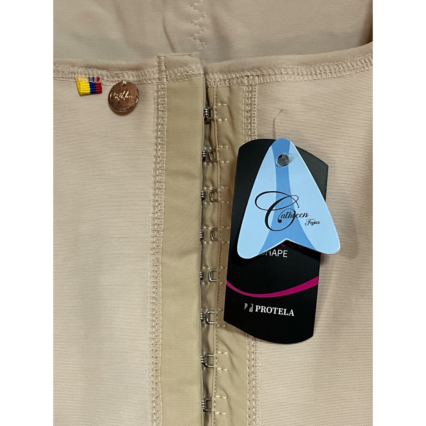 Protelá Perfect Shape Full Body Shaper 2XL Nude Compression Bodysuit New With Tags