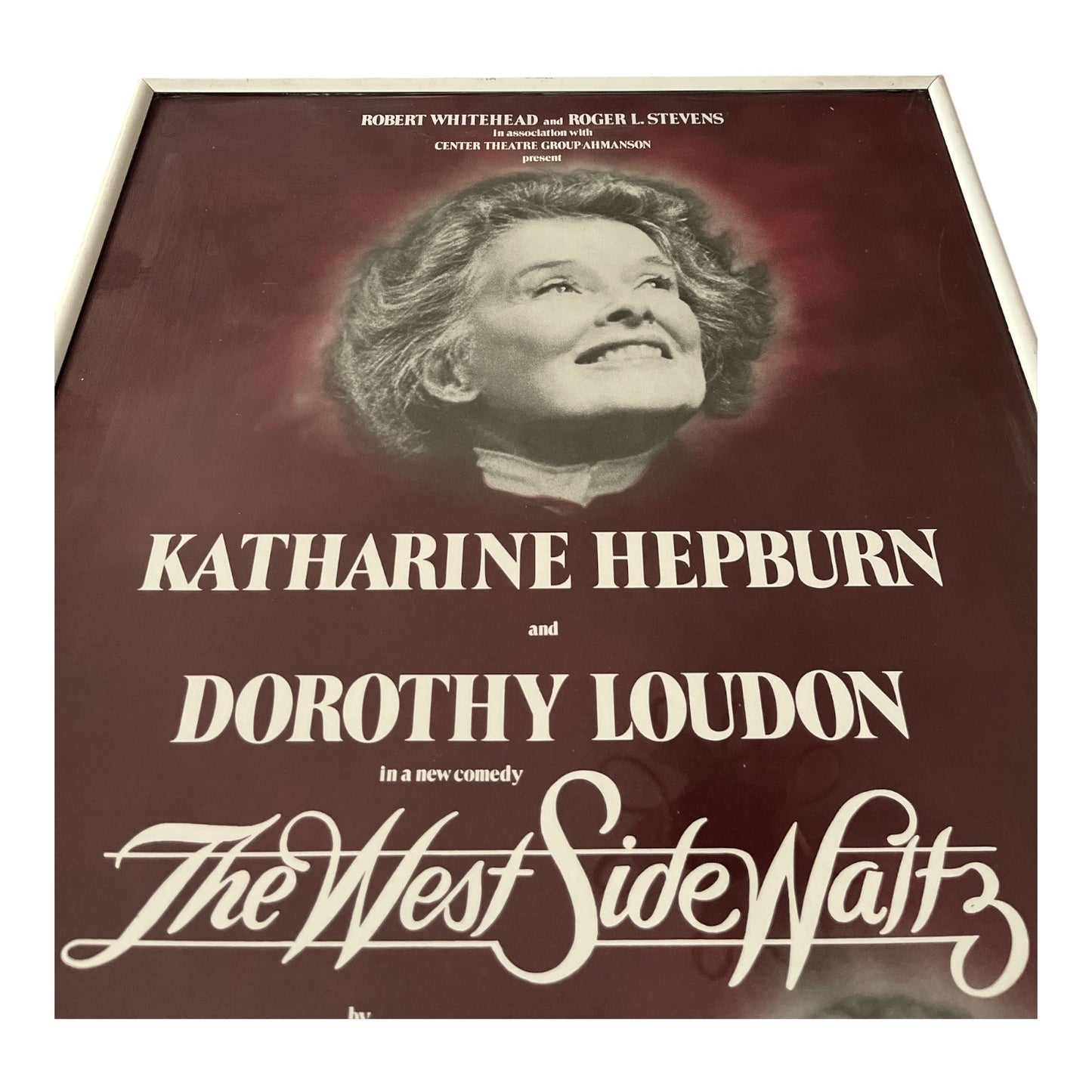 VTG Broadway Poster – *The West Side Waltz* Katharine Hepburn – 1981
