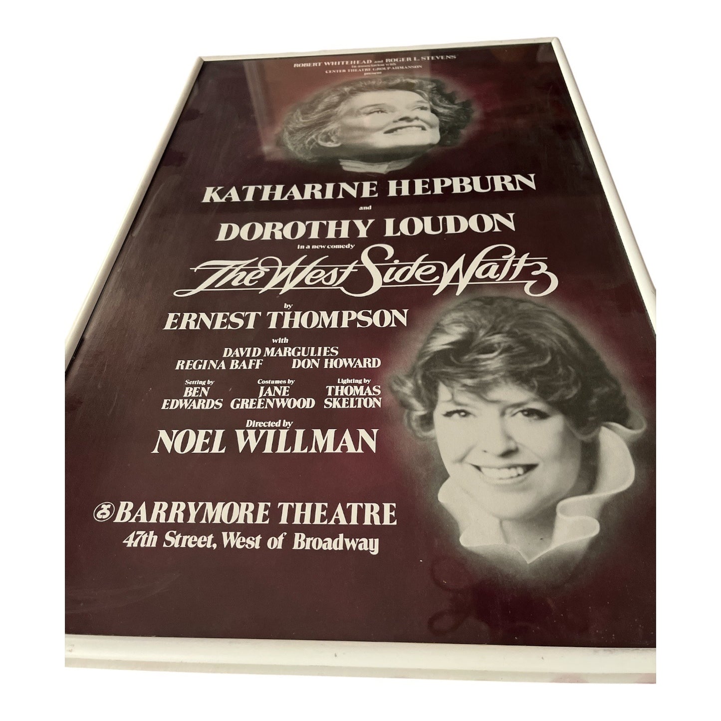 VTG Broadway Poster – *The West Side Waltz* Katharine Hepburn – 1981