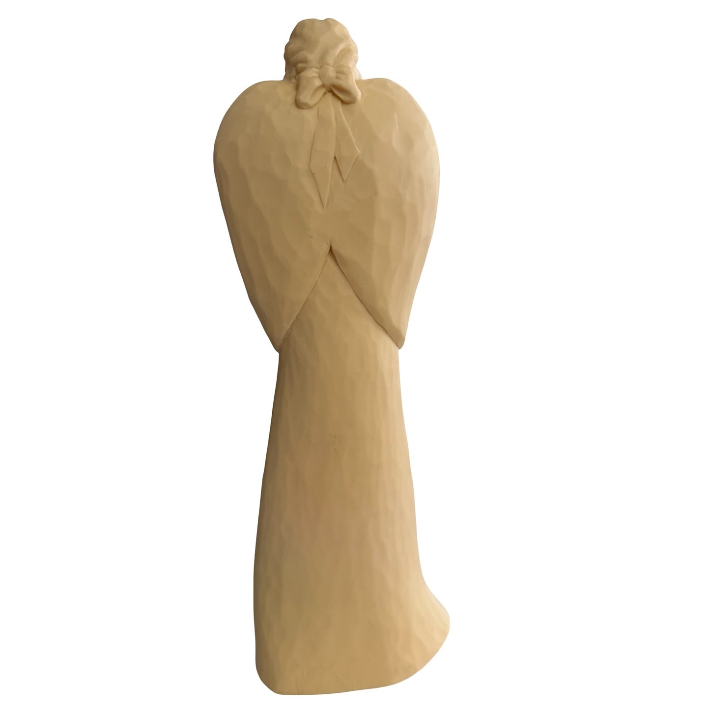 Kelley Stadelman Angel Figurine 15 Inch Cream Resin Sculpture Inspirational Home Decor